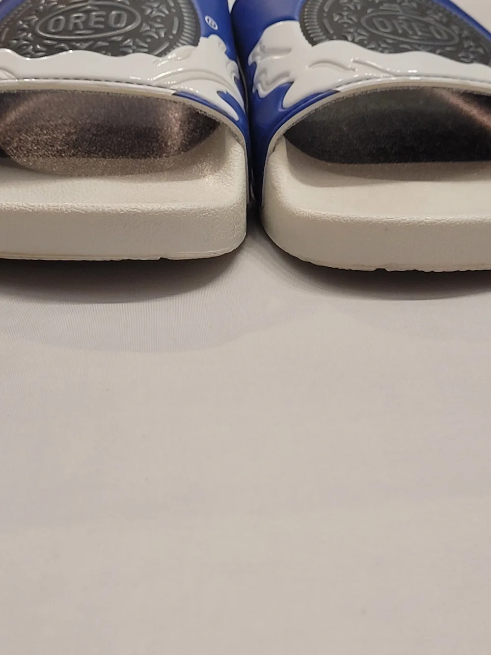 Champion x Oreo IPO Slides Men's Size 10 Blue White Limited Edition Sandals